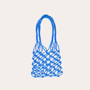 Little Liffner Knotted Mini Tote Dam Blå | XBHQFZ-341