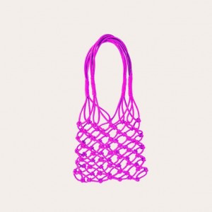 Little Liffner Knotted Mini Tote Dam Lila | EQSVWH-071