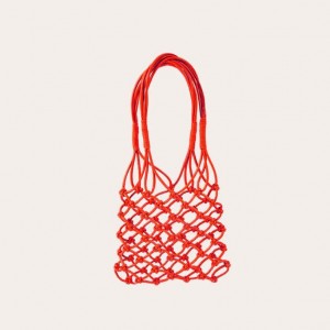 Little Liffner Knotted Mini Tote Dam Röda | GTKJYQ-913