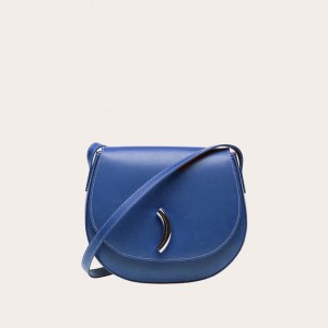 Little Liffner Maccheroni Saddle Bags Dam Blå | GPALXO-298