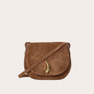 Little Liffner Maccheroni Suede Saddle Bags Dam Bruna | AMTUIR-754