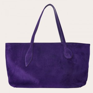 Little Liffner Mega Sprout Suede Tote Dam Lila | PRYVDZ-201