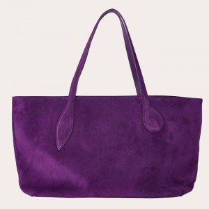 Little Liffner Mega Sprout Suede Tote Dam Lila | CPYMHA-127