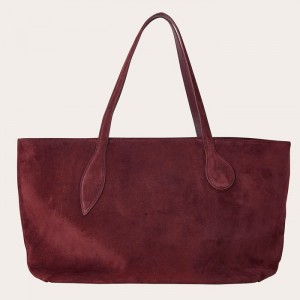 Little Liffner Mega Sprout Suede Tote Dam Röda | LWFPBA-794