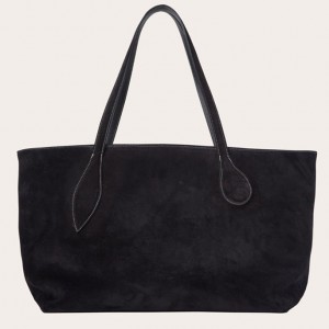 Little Liffner Mega Sprout Suede Tote Dam Svarta | VJLMHF-742