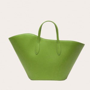 Little Liffner Open Tulip Medium Tote Dam Ljusgröna | QAKLFZ-140