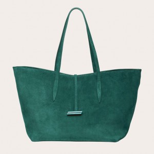 Little Liffner Penne Suede Tote Dam Turkos | RGVBOS-237