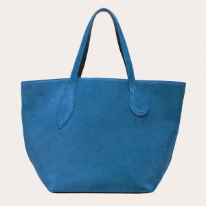 Little Liffner Sprout Suede Tote Dam Blå | POXTCQ-879