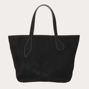 Little Liffner Sprout Suede Tote Dam Svarta | YDPMTZ-017