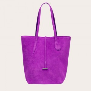 Little Liffner Tall Sprout Suede Tote Dam Lila | CQDURX-908