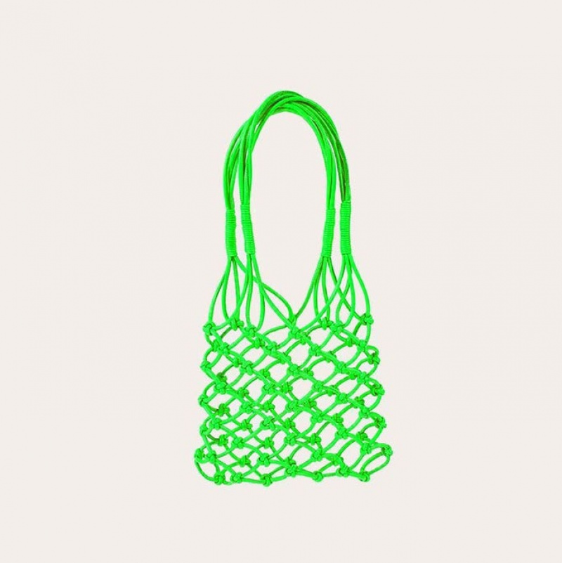 Little Liffner Knotted Mini Tote Dam Gröna | MSPDUQ-238