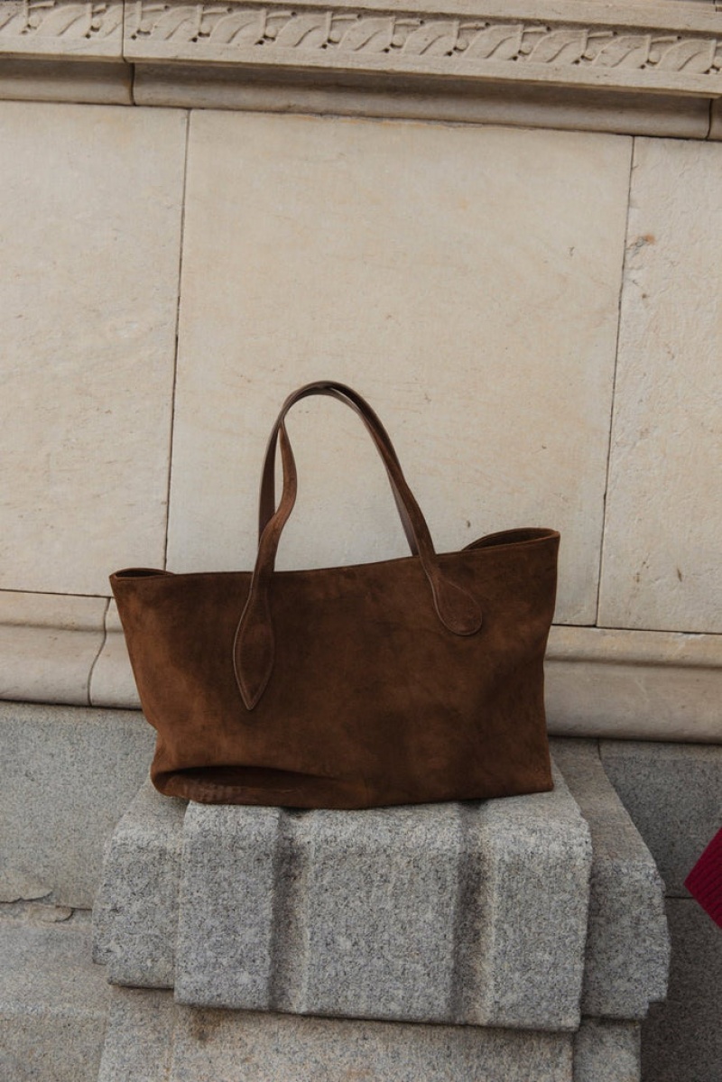 Little Liffner Mega Sprout Suede Tote Dam Bruna | FQUKGH-384