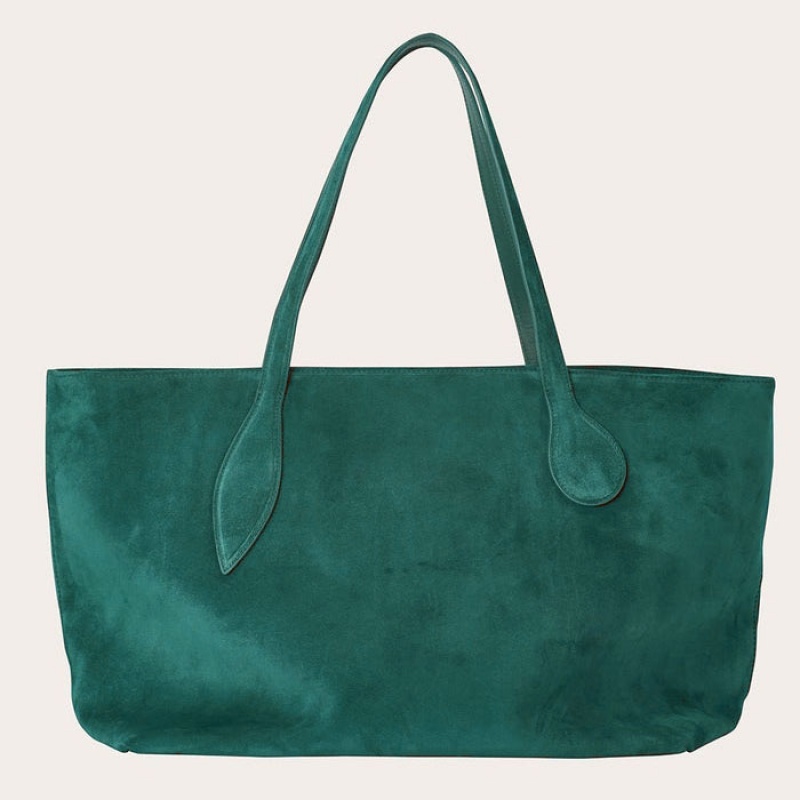 Little Liffner Mega Sprout Suede Tote Dam Turkos | RYGDWI-805