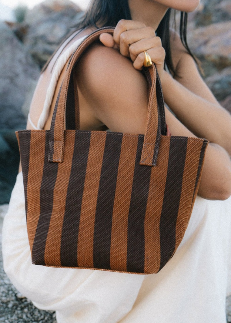 Little Liffner Mini Tote Dam Stripes | FRIBZC-760