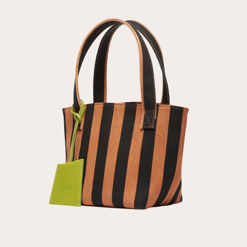 Little Liffner Mini Tote Dam Stripes | LEJOHV-560