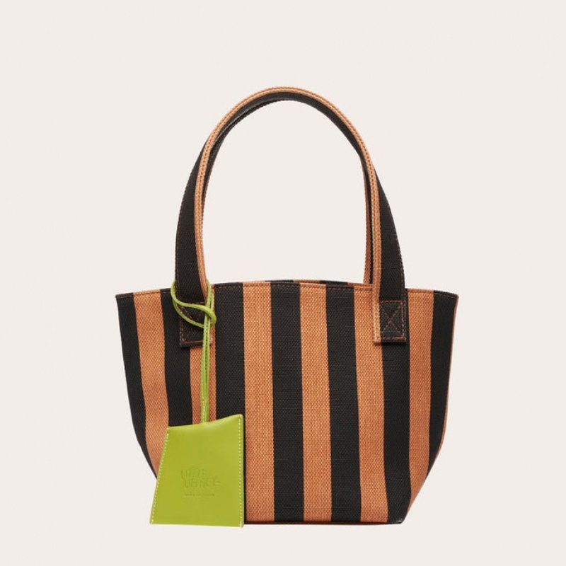 Little Liffner Mini Tote Dam Stripes | LEJOHV-560