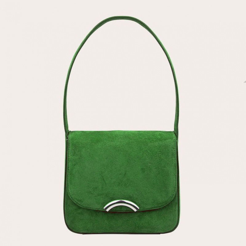 Little Liffner Rainbow Suede Tote Dam Gröna | YWRIUF-038