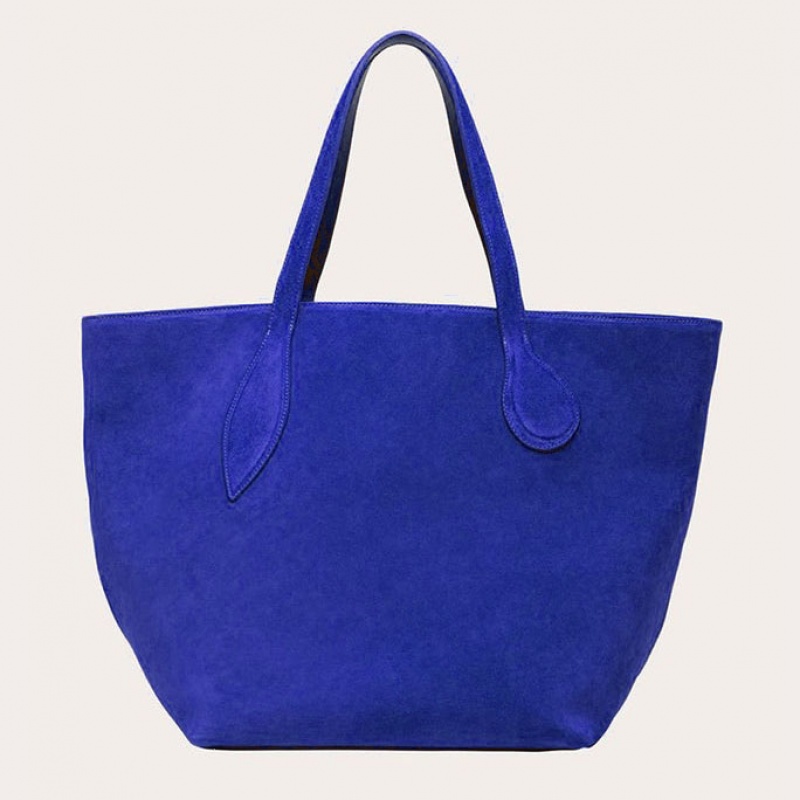 Little Liffner Sprout Suede Tote Dam Marinblå | XJZTKH-268