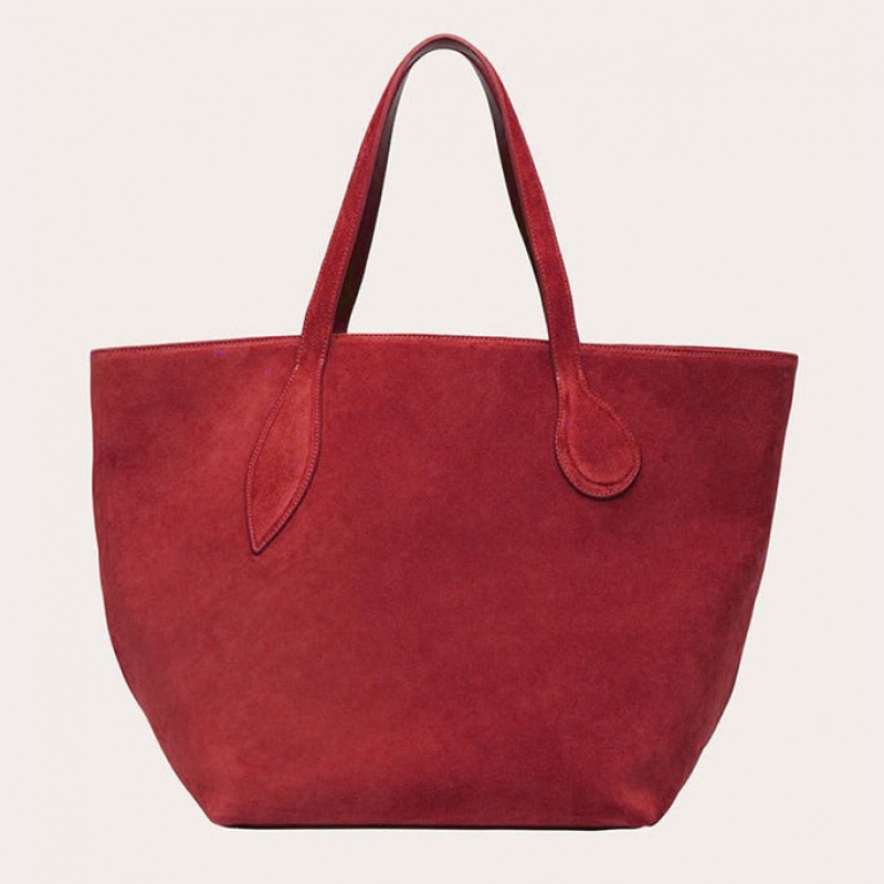 Little Liffner Sprout Suede Tote Dam Röda | TUJCGE-085