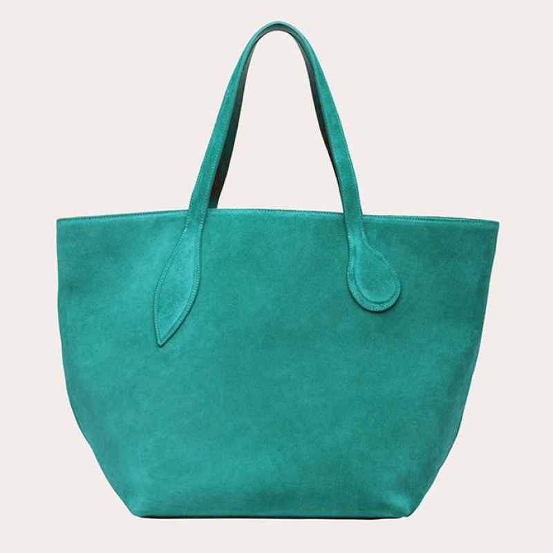 Little Liffner Sprout Suede Tote Dam Turkos | PRWIBJ-719