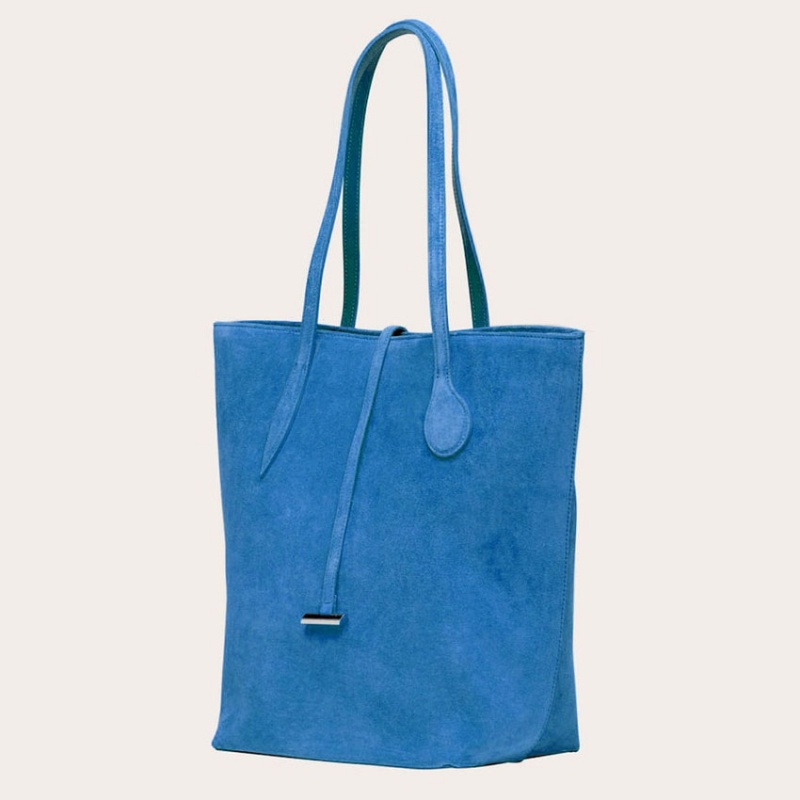 Little Liffner Tall Sprout Suede Tote Dam Blå | OQXRPG-064