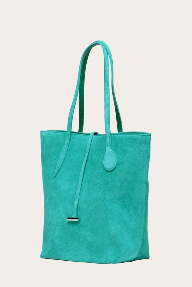 Little Liffner Tall Sprout Suede Tote Dam Turkos | HXZACI-491