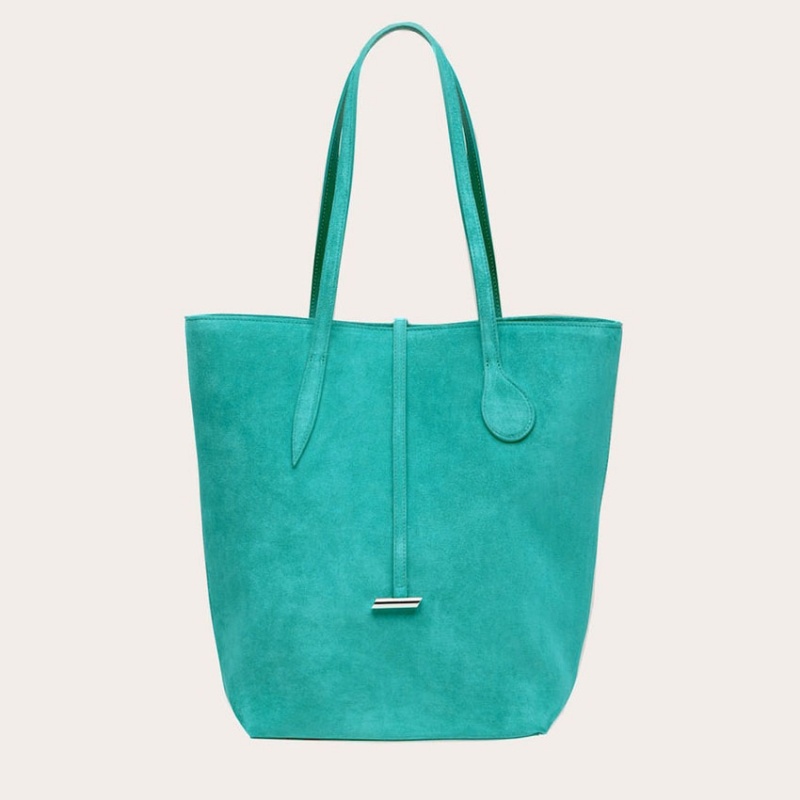 Little Liffner Tall Sprout Suede Tote Dam Turkos | HXZACI-491